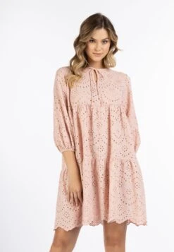 Dreimaster Mit Lochstickerei Bridgeport - Jurk - Rosa