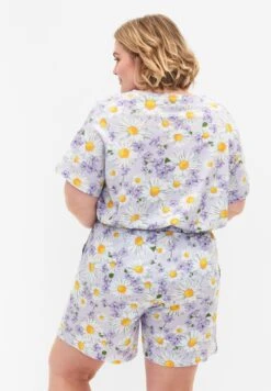 Zizzi Pyjamabroek - Lavender Blue Aop -Kleding Discount Winkel 7cf70286d3774d028ef4a61f9a2ea1c3