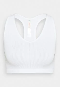 FREE PEOPLE Free Throw Crop - Sport-Bh Met Light Support - White -Kleding Discount Winkel 7df46f15405747229f52698dc1e1a2ae