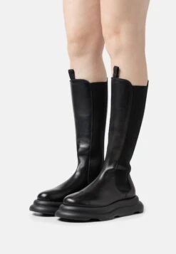 A.W.A.K.E. Mode Soniaknee - Plateaulaarzen - Black