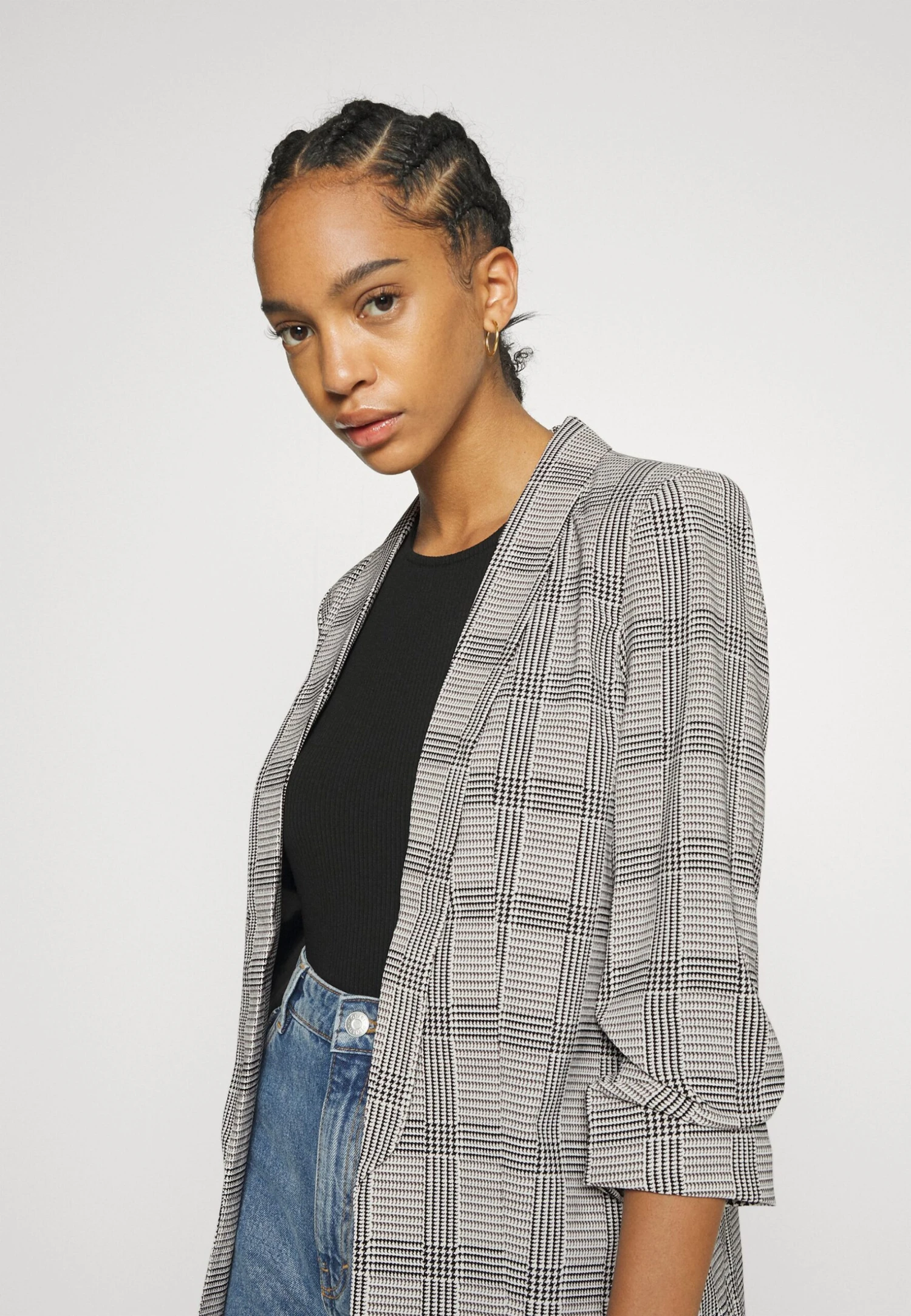 Pieces Pcboss 3/4 - Blazer - Black 4 Pieces Pcboss 3/4 - Blazer - Black - Afbeelding 4