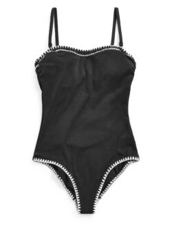 Tummy Control Crochet Stitch- Badpak - Black -Kleding Discount Winkel 8014124cddcd4e298aed1127d6483b09