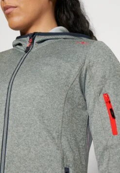 CMP Fleecejas - Glacier/Cemento -Kleding Discount Winkel 817a2385f3664f3fb86828443b6d532f