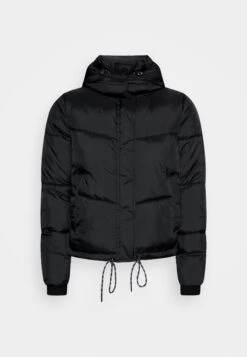 TOM TAILOR Denim Hooded Arctic Puffer Jacket - Winterjas - Deep Black -Kleding Discount Winkel 8346ec98fc444db8a80d297ec326f339