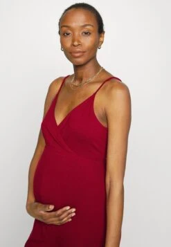 Strappy Drappy Cintered- Jumpsuit - Dark Red -Kleding Discount Winkel 8397c307e890482eadfd9b9199f655d3