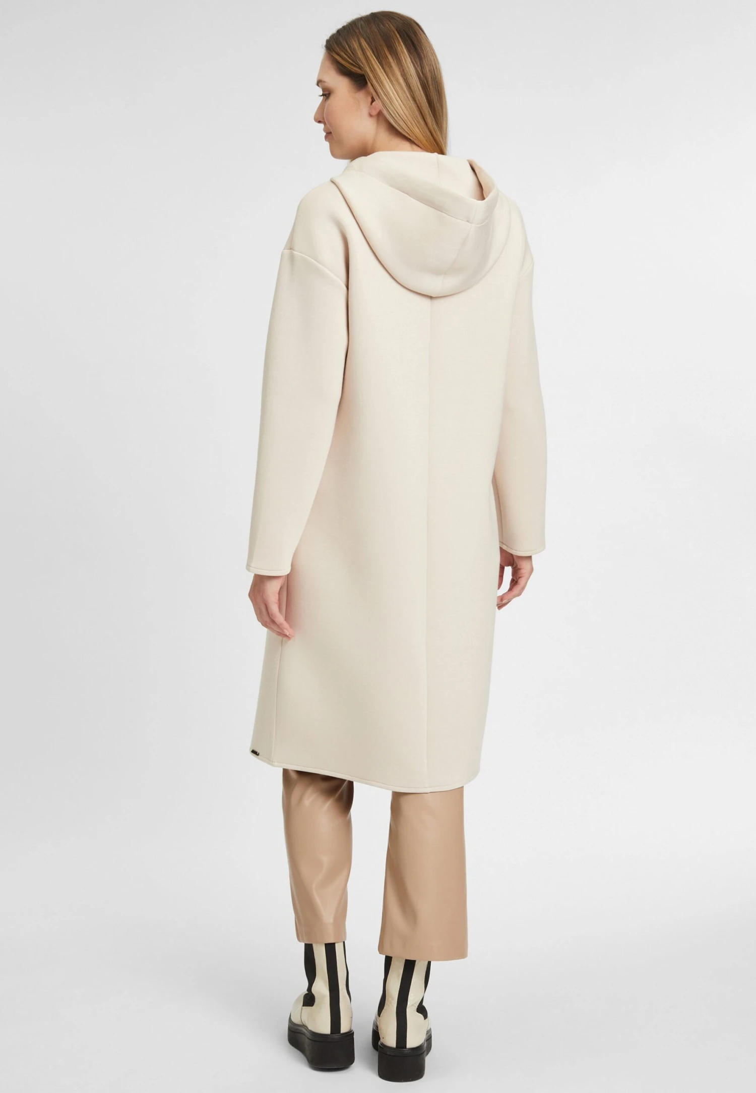 RINO & PELLE Invasion - Halflange Jas - Beige 3 RINO & PELLE Invasion - Halflange Jas - Beige - Afbeelding 3