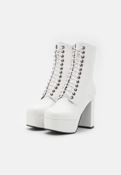 Lamoda Trample Lace Up Platform - Veterboots - White -Kleding Discount Winkel 84293747a13b40b2bbd677f675a9a0df