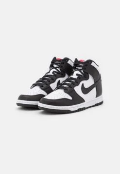 Nike Sportswear Dunk- Sneakers Hoog - White/Black/Universe Red -Kleding Discount Winkel 85c4bb0cc61f4884a4d8c110f50007fc