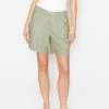 Angels Wide Leg Mit Leichtem- Shorts - Khaki
