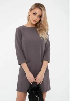 Jurk - Grey -Kleding Discount Winkel 87e3d2c673e94abb8eabf26e3da01c34