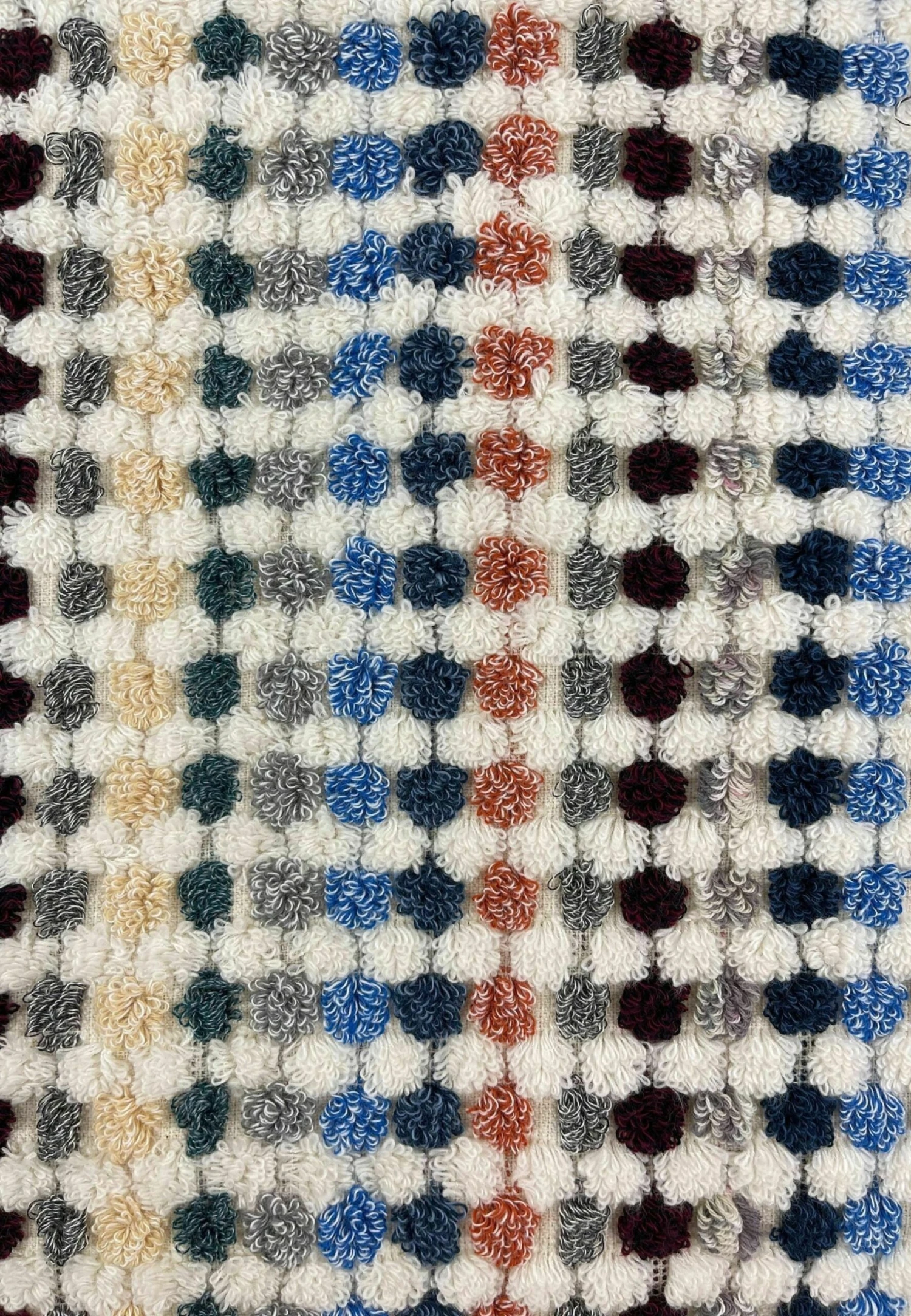 Pompom- Strandhanddoek - Blue Grey 3 Pompom- Strandhanddoek - Blue Grey - Afbeelding 3