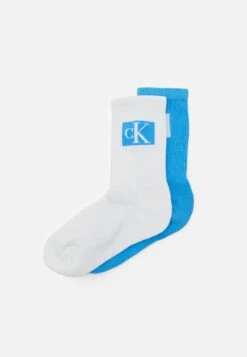 Women Sock Badge 2 Pack - Sokken - White/Blue Crush