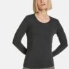 Gerry Weber Basic Shirt - Longsleeve - Schwarz