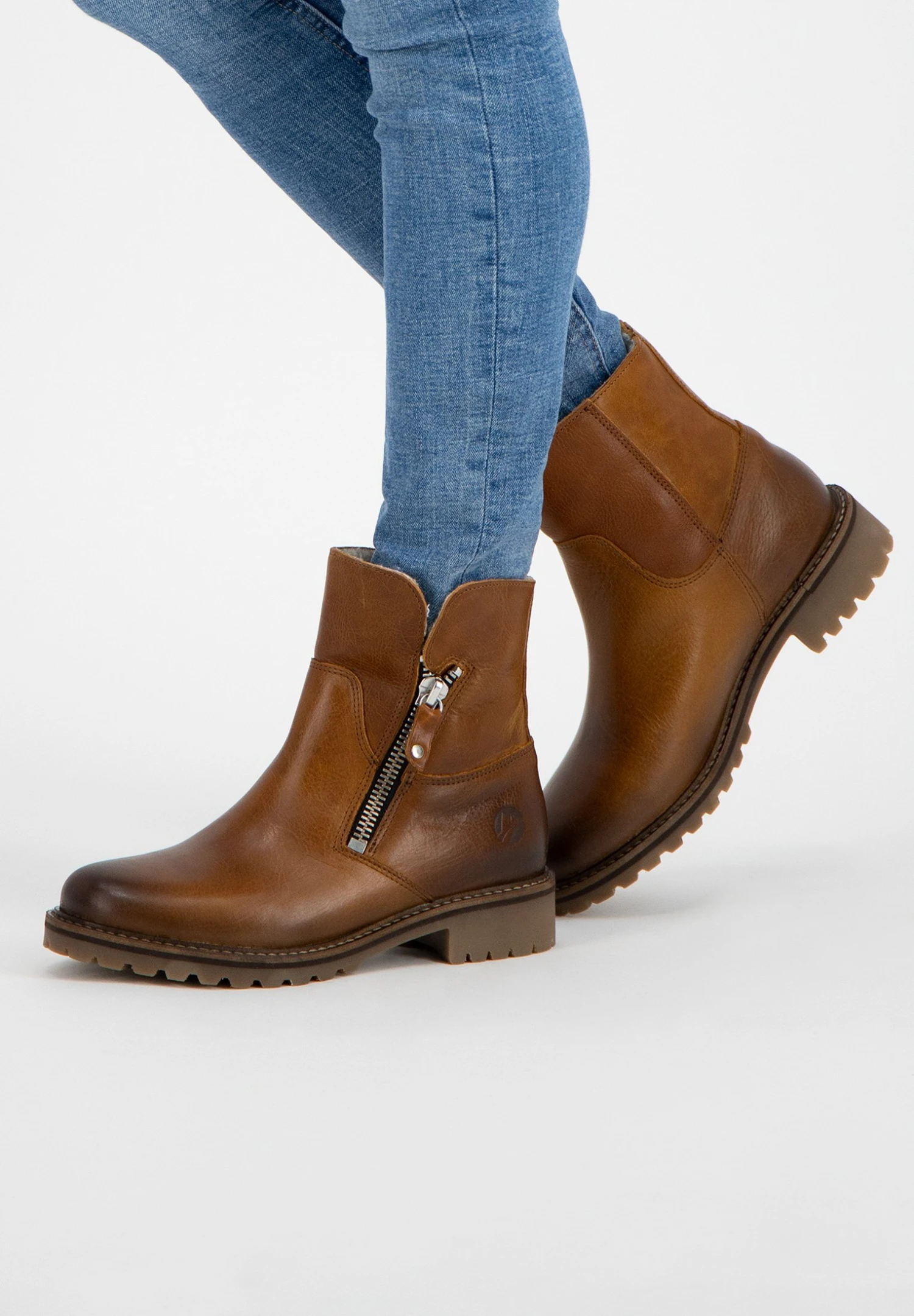 Snowboots- Cognac 1 Snowboots- Cognac