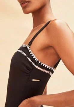 Tummy Control Crochet Stitch- Badpak - Black -Kleding Discount Winkel 8e9ad02a7450472fabdd6b3c29b7a368