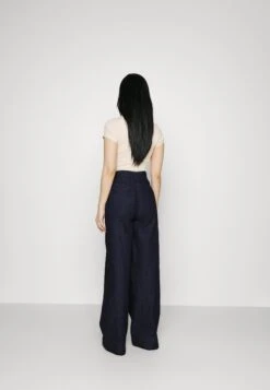 Vintage Chambray Trouser - Broek - Dark Blue Chambray -Kleding Discount Winkel 8eea1feb521e4695a7141f5d52d44b52