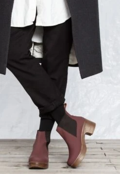 Removable Anatomic- Enkellaarsjes Met Plateauzool - Burgundy