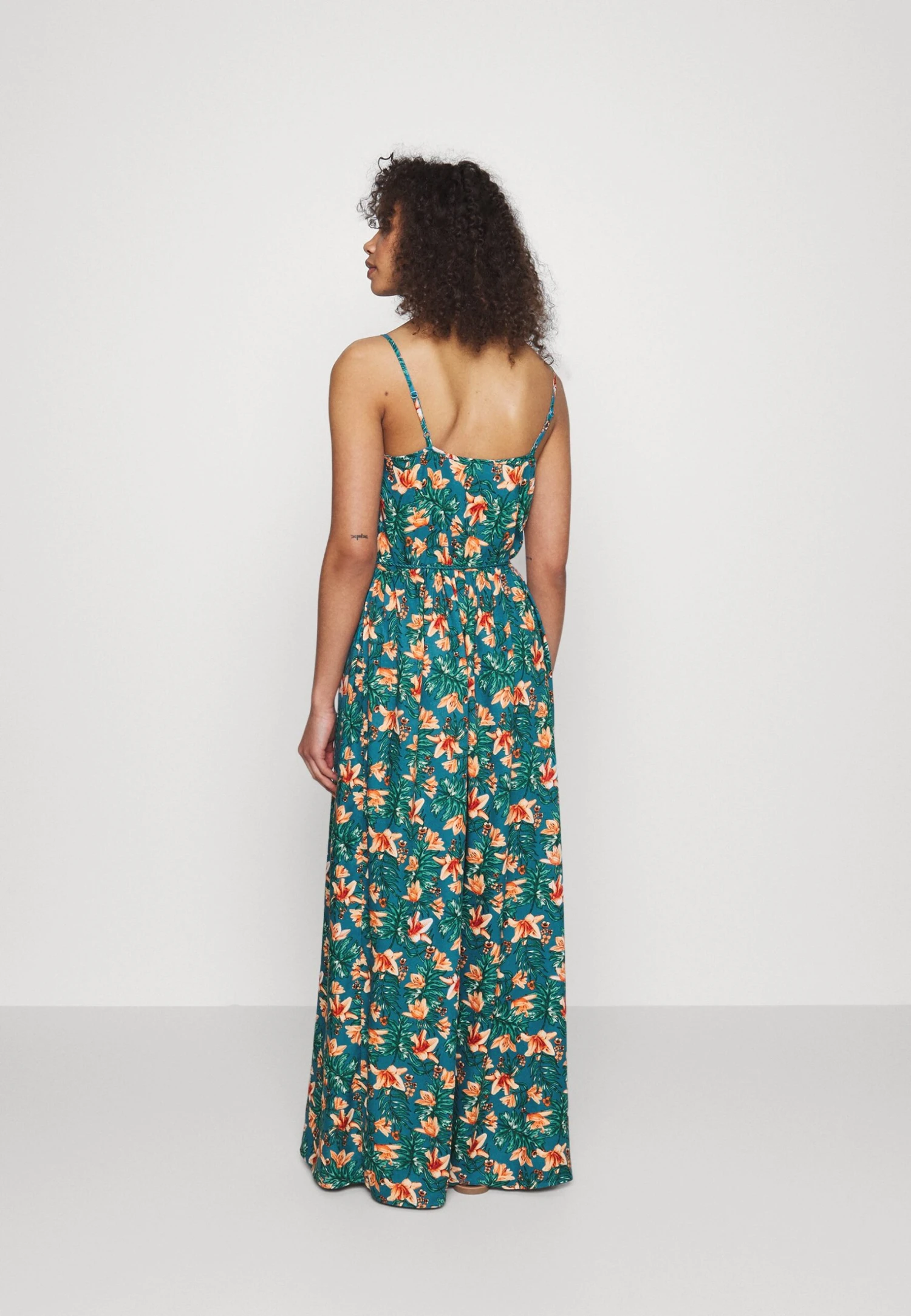 Jdysylvie Tropical Dress - Maxi-Jurk - Blue/Multi-Coloured 3 Jdysylvie Tropical Dress - Maxi-Jurk - Blue/Multi-Coloured - Afbeelding 3