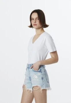 Twist Regular Fit Basic V-Neck - T-Shirt Basic - White -Kleding Discount Winkel 94f0dbb93b09499da67515792cf07bf4