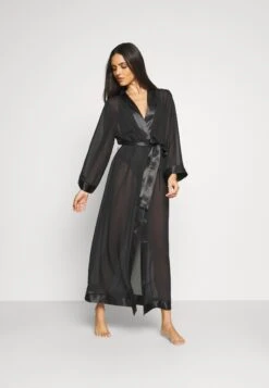 BLUEBELLA Marcella Long Kimono - Badjas - Black