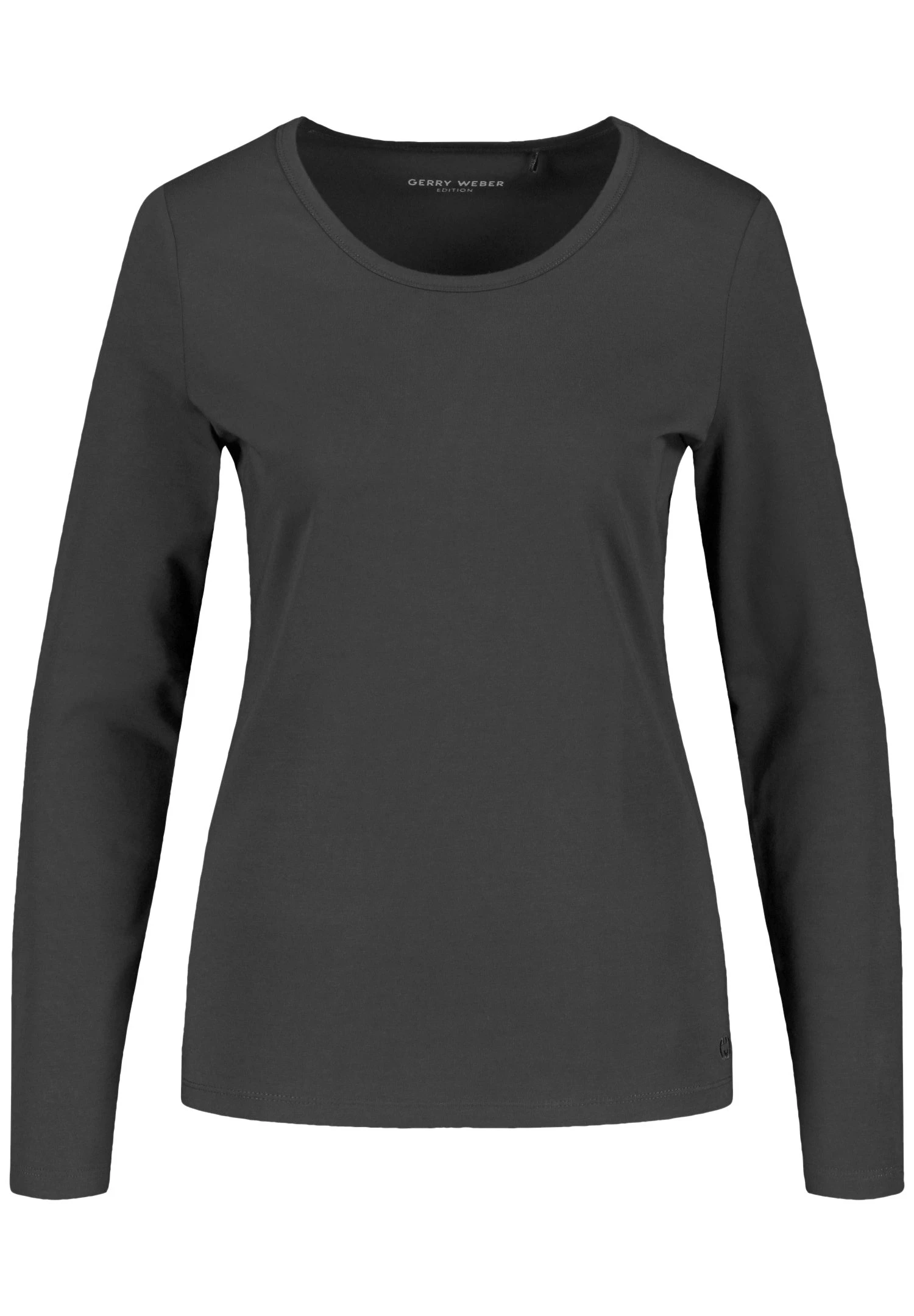 Gerry Weber Basic Shirt - Longsleeve - Schwarz 4 Gerry Weber Basic Shirt - Longsleeve - Schwarz - Afbeelding 4