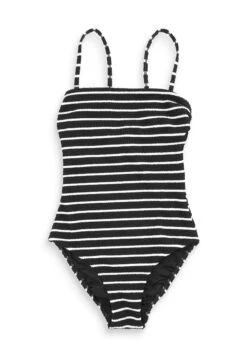 Next Crinkle Strapless- Badpak - White/Black -Kleding Discount Winkel 9b1df01eebf64967ac468310bbee7303