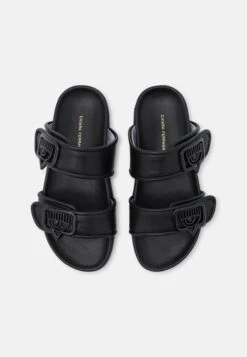 Chiara Ferragni Double Strap- Muiltjes - Black -Kleding Discount Winkel 9e1b7328e74b46fb9634d3a967c700ad