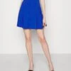 Wal G Zerene Skater Skirt - A-Lijn Rok - Electric Blue