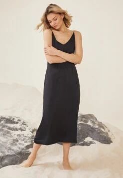 Double Slip - Jurk - Black -Kleding Discount Winkel a072223c137647e4b183f5eced07ad66