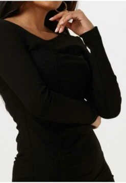 Moves Arona 2675- Etui-Jurk - Zwart -Kleding Discount Winkel a3dbe3499030412f81226fa13a8b020d