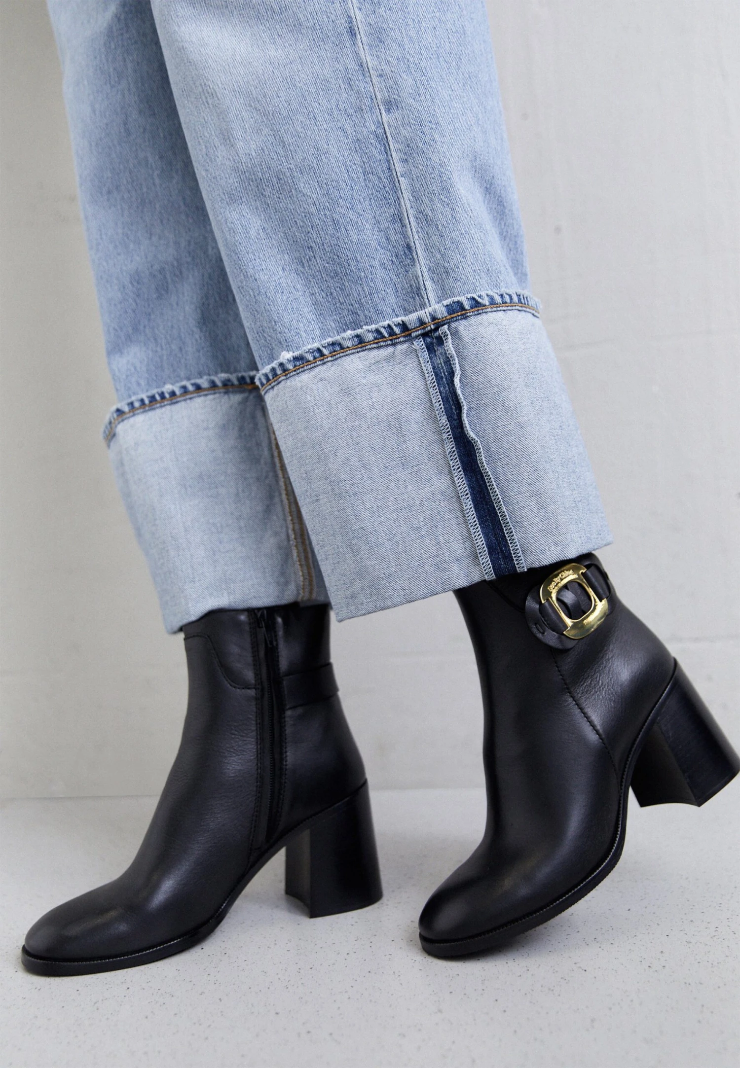 See By Chloé Chany - Enkellaarsjes Met Hoge Hak - Black 2 See By Chloé Chany - Enkellaarsjes Met Hoge Hak - Black - Afbeelding 2