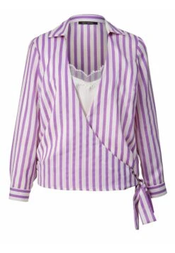 2-In-1-Gestreift - Blouse - Lila -Kleding Discount Winkel a61881a22595485e86a03d47aeb1b2b3