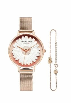 Maide Vale Daisy Set - Horloge - Rosagold