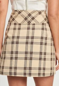 Calli Eve - A-Lijn Rok - Chocolate Check -Kleding Discount Winkel a8ef5ce03d7f4b508b0abafbf218c962