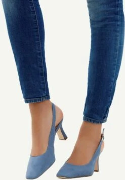 Caprice Klassieke Pumps - Blue Suede