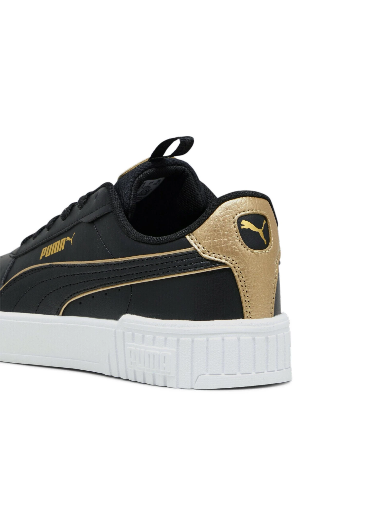 Puma Carina 2.0 Pop Up - Sneakers Laag - Black Gold White 4 Puma Carina 2.0 Pop Up - Sneakers Laag - Black Gold White - Afbeelding 4