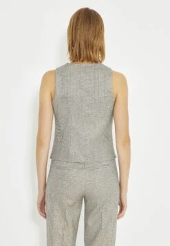 Houndstooth Patterned- Bodywarmer - Gold 6 Houndstooth Patterned- Bodywarmer - Gold -Kleding Discount Winkel aa8672789ac7443a84b9b184738aedbb