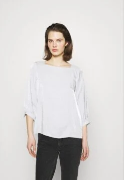 OPUS Farrie Shine - Blouse - Hazy Fog Melange