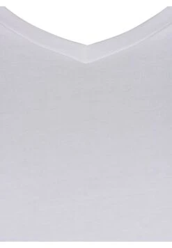 Zizzi T-Shirt Basic - White -Kleding Discount Winkel ad2e1d20ddad4a33a3918335b58d61a9