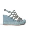 Alma En Pena Dominguez - Sandalen Met Sleehak - Blau