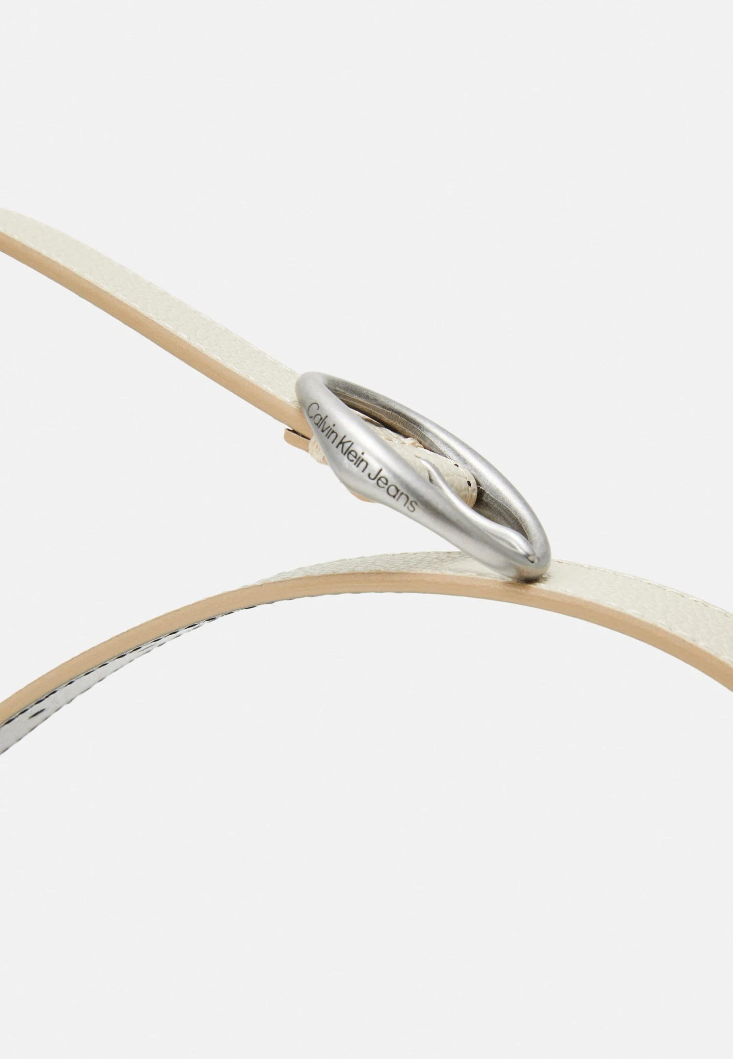 Calvin Klein Jeans Round Classic Belt - Riem - Classic Beige 3 Calvin Klein Jeans Round Classic Belt - Riem - Classic Beige - Afbeelding 3