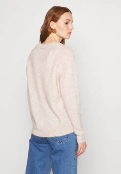 Selected Femme Slflulu Ls O-Neck B - Trui - Birch Melange -Kleding Discount Winkel b2f930c96a9b46a2a451ddf8f99c7933