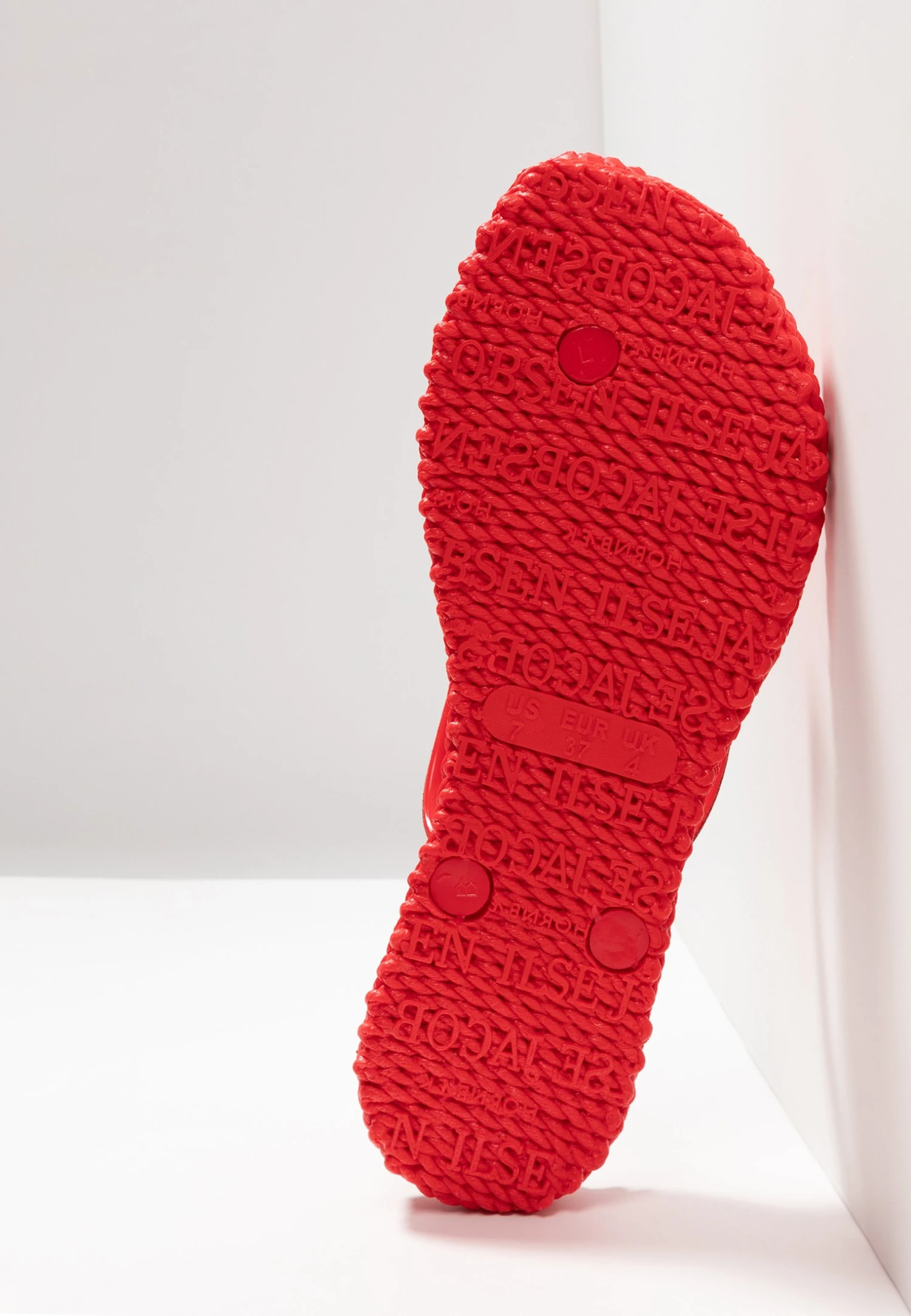 ILSE JACOBSEN Cheerful - Teenslippers - Red 7 ILSE JACOBSEN Cheerful - Teenslippers - Red - Afbeelding 7
