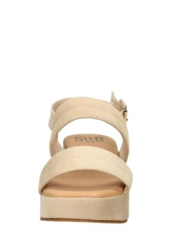 Sandalen Met Sleehak - Beige -Kleding Discount Winkel b3d1aa3511d94971bdfe58e544be7897