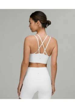 Lululemon Like A Cloud Longline B C - Sport-Bh Met Light Support - White -Kleding Discount Winkel b5e7139fcefa4554adb6a7d108fc0c42