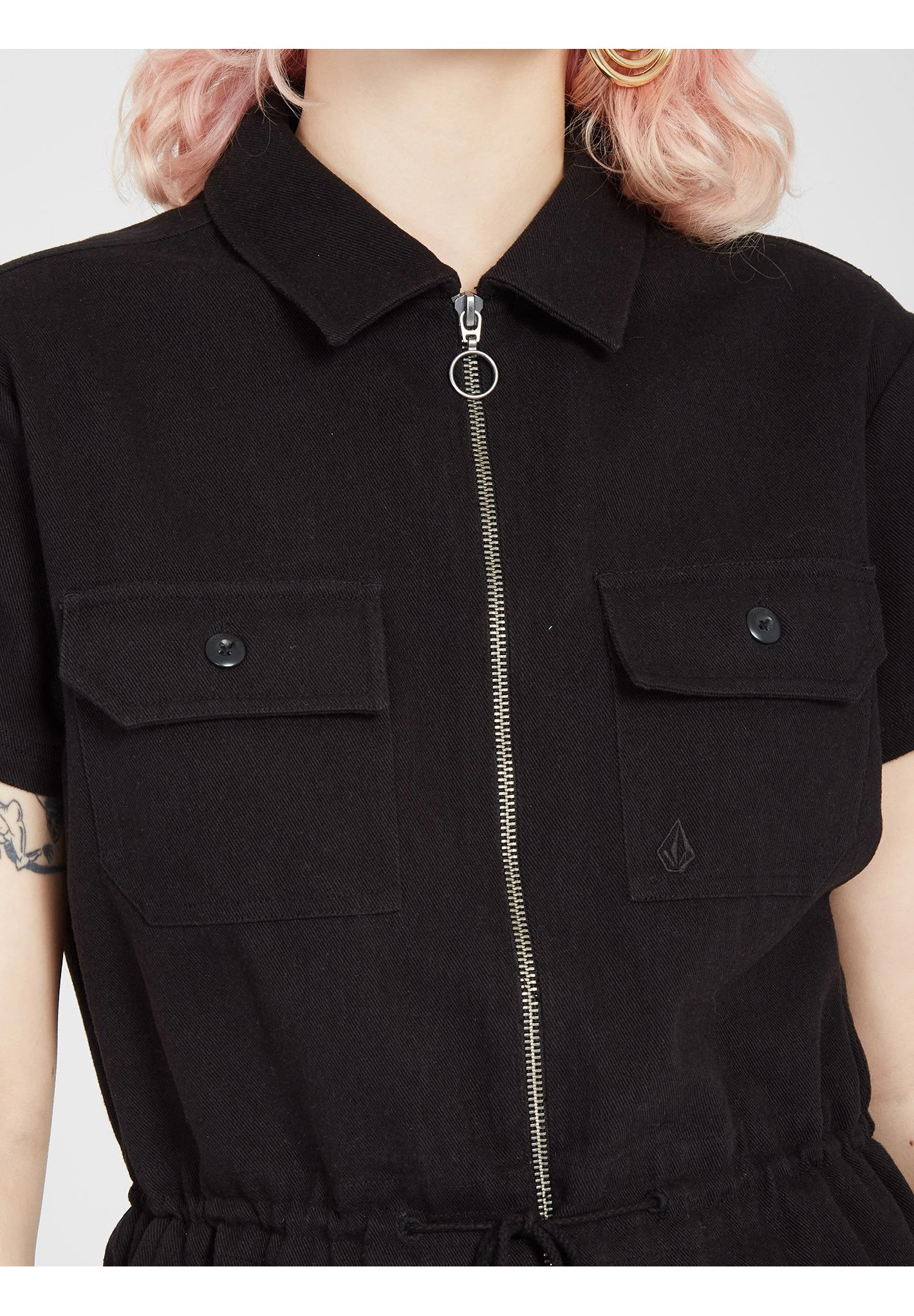 Volcom Wheelfrite Romper - Jumpsuit - Black 8 Volcom Wheelfrite Romper - Jumpsuit - Black - Afbeelding 8