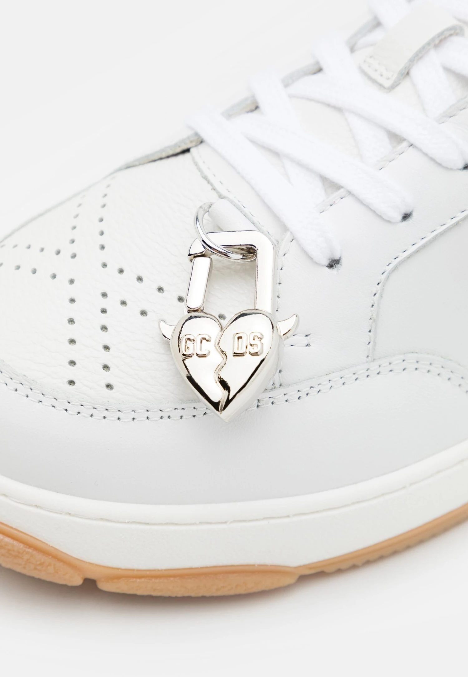 GCDS Essential Nami Unisex - Sneakers Laag - Beige 6 GCDS Essential Nami Unisex - Sneakers Laag - Beige - Afbeelding 6