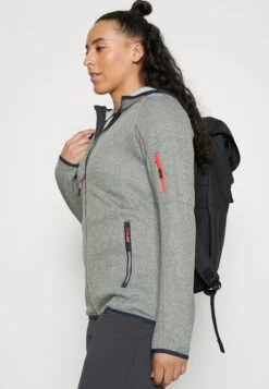 CMP Fleecejas - Glacier/Cemento -Kleding Discount Winkel b95f2fbad1d948acb85ff4c58a7e2807