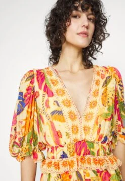Farm Rio Rio Tapestry Dress - Maxi-Jurk - Rio Tapestry Yellow -Kleding Discount Winkel bb01348d273b4df985f4abcfc2b5edc0