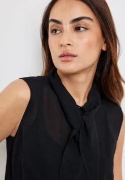 Taifun Sleeveless Shirt - Blouse - Schwarz -Kleding Discount Winkel bcba73d673164bc384869dbccc790352